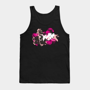 STENCIL ABSTRACT CAT Tank Top